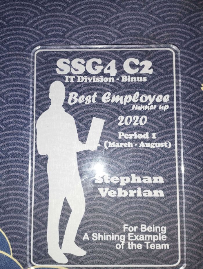 Division Best Employee 2020